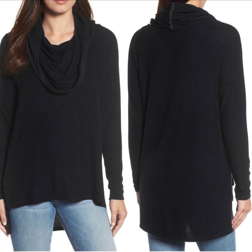 Gibson Convertible Neckline Cozy Tunic Sweater SzXS